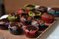 Lískooříškové muffiny s domácí čokoládou