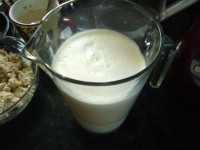 Domácí mandlové mléko