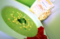 Brokolicovo-hrášková polévka