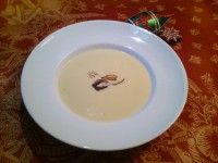 Vánoční kaštánková polévka