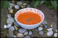 Cuketovo-rajčatová polévka s quinoou