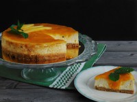 Oranžový cheesecake