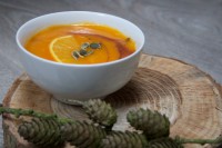Dýňová polévka - skořicí provoněná a pomerančem dochucená