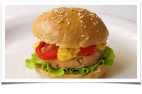 Kuřecí hamburger