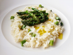 Chřestové risotto