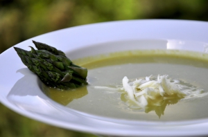 Špargľový krém so syrom Jadel