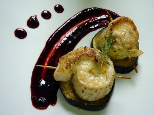 Grilovaný závitek z máslové ryby Grilovaný závitek z máslové ryby