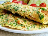 Škvarková omeleta