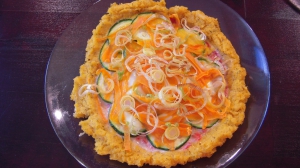 Polentová pizza