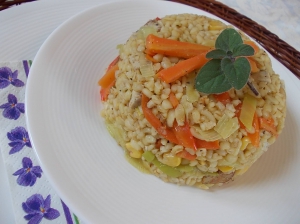 Bulgur se Šmakounem a zeleninou