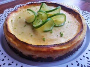 Limetkový cheesecake