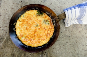 Špenátová frittata Špenátová frittata