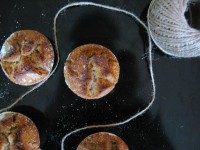 Chlebové bochníčky s polentou (kváskové)