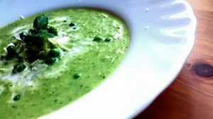 Hráškovo-cuketový krém Hráškovo-cuketový krém