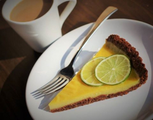 Kokosový Florida key lime pie (koláč)