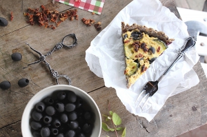 Bezlepkový vegan quiche