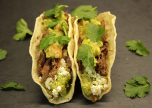 Hovězí tacos s guacamole