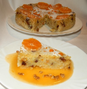 Rýžovo-pomerančový nákyp s pomerančovou omáčkou Rýžovo-pomerančový nákyp s pomerančovou omáčkou