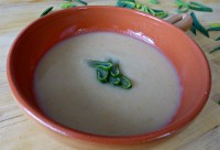 Květáková polévka s rýžovou smetanou na Českém Ghíčku