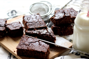 Květákové brownies