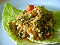 Brokolicová quinoa se Šmakounem a sýrem feta