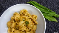 Orecchiette s krémovou salsou s medvědím česnekem