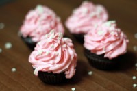 Čokoládové cupcakes s mascarpone krémem