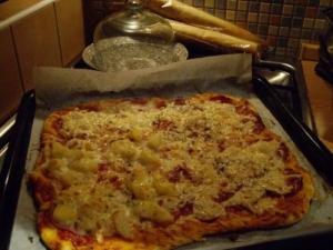 Pizza - těsto z domácí pekárny Pizza - těsto z domácí pekárny