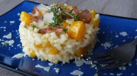 Dýňové risotto s tymiánem a parmazánem