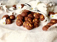 Špaldové sušenky s kešu ořechy, kakaem a vanilkou