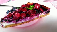 Višňovo-borůvkový cheesecake