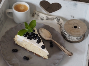 Cheesecake s borůvkami