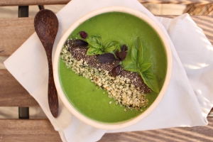 Nejzelenější smoothie bowl