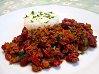 Chili con carne bez chilli z pomalého hrnce