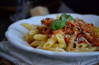 Odľahčené cestoviny Bolognese