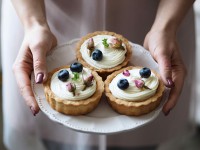 Tartaletky s mascarpone a citrónovým krémem