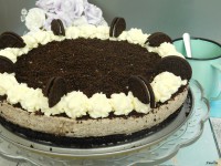 Nepečený oreo cheesecake