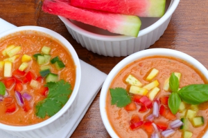 Melounové gazpacho