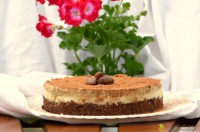 Nepečené tiramisu vegan