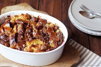 Bread pudding: žemlovka de luxe