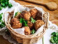 Crocchette di melanzane (krokety z lilků)