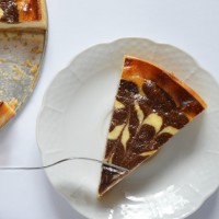 Mramorový cheesecake