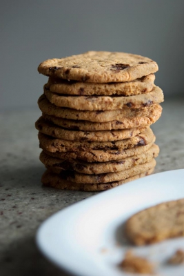 Máslové sušenky (cookies) s čokoládou Máslové sušenky (cookies) s čokoládou