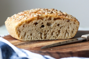 Jednoduchý špaldový chléb