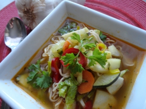 Chilli zeleninová polévka