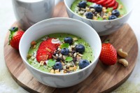 Zelená smoothie bowl