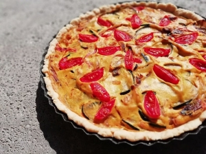 Cuketový quiche