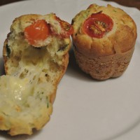 Slané muffiny Caprese